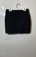 Load image into Gallery viewer, Forever 21 Womens Black Textured Stretch Pull-On Straight &amp; Pencil Skirt Sz S/P
