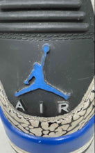 Load image into Gallery viewer, Authentic Nike Mens Black Blue Gray Sneaker Shoes Size 8.5 Damaged Exterior
