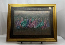 Load image into Gallery viewer, Multicolor Ballroom Lithograph Dancing Artwork Framed Painting By Frank Walcutt
