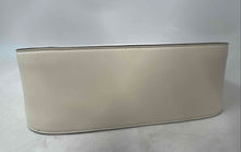 Load image into Gallery viewer, Calvin Klein Womens White Pebbled Faux Leather Inner Pocket Zip Top Shoulder Bag
