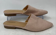 Load image into Gallery viewer, Express Womens Pink Pointed Toe Slip-On Flat Mule Sandals Size 6
