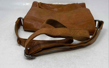 Load image into Gallery viewer, Spikes &amp; Sparrow Womens Brown Leather Adjustable Strap Zip Pockets Crossbody Bag
