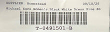Load image into Gallery viewer, Michael Kors Womens Black White Sleeveless Round Neck Maxi Dress Size XS
