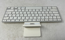 Load image into Gallery viewer, Apple Model A1359 White Silver Classic Portable iPad Keyboard Dock Not Tested

