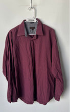 Load image into Gallery viewer, Ben Sherman Mens Red Plaid Long Sleeve Collared Dress Shirt Size 17.5 34/35 XL
