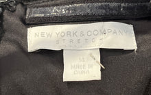 Load image into Gallery viewer, New York &amp; Company Womens Black Strapless Back Zip One-Piece Jumpsuit Size 14
