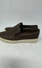 Load image into Gallery viewer, Michael Kors Womens Brown Leather Perforated Slip-On Low Top Sneaker Shoes Sz 9M
