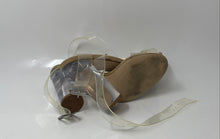 Load image into Gallery viewer, Steve Madden Womens Camille Beige Clear Block Heel Ankle Strap Sandals Size 7
