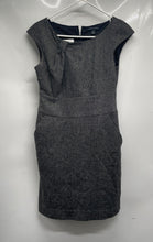 Load image into Gallery viewer, Banana Republic Womens Gray Stretch Cap Sleeve Pockets Sheath Dress Size 4
