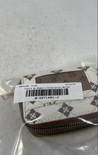 Load image into Gallery viewer, Charis Ma Womens Brown Printed Leather Small Travel Zip-Around Wallet
