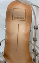 Load image into Gallery viewer, Dolce Vita Womens Maxton Clear Studded High Wedge Heel Espadrille Sandals Sz 8M
