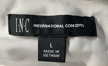 Load image into Gallery viewer, I.N.C. International Concepts Womens Silver Blouse Top Size Large With Tag
