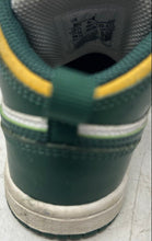 Load image into Gallery viewer, Nike Kids Air Jordan 1 Mid 640735-371 White Green Sneaker Shoes Size 8C
