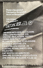 Load image into Gallery viewer, H&amp;M Womens Black Stretch Pockets Straight Leg Trousers Pants Size 10
