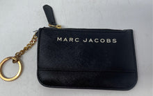 Load image into Gallery viewer, Authentic Marc Jacobs Womens Black Leather Zipper Coin Wallet Worn
