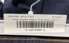 Load image into Gallery viewer, Lauren Ralph Lauren Womens Blue Denim Dark Wash Modern Curvy Straight Jeans Sz 4
