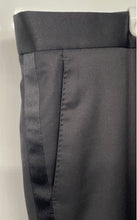 Load image into Gallery viewer, Boss Mens Black Flat Front Slash Pockets Straight Leg Dress Pants Size 42R
