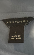 Load image into Gallery viewer, Ann Taylor Womens Gray Long Sleeve Surplice Neck Pullover Blouse Top Size L
