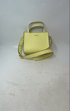 Load image into Gallery viewer, Guess Womens Yellow Sarita Girlfriend Leather Adjustable Strap Crossbody Bag
