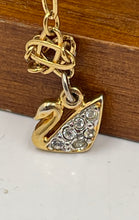 Load image into Gallery viewer, Authentic Swarovski Women's Gold Tone Necklace With Pendant.
