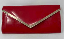 Load image into Gallery viewer, Aldo Womens Red And Gold Leather Adjustable Chain Strap Crossbody Bag
