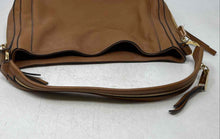 Load image into Gallery viewer, Michael Kors Womens Julia Brown Leather Inner Pocket Zipper Hobo Handbag
