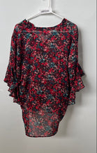 Load image into Gallery viewer, Vince Camuto Womens Multicolor Floral Print Blouse Top Size Large
