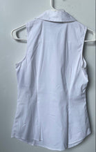 Load image into Gallery viewer, I.N.C International Concepts Womens White Sleeveless Blouse Top Size 2
