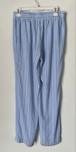 Load image into Gallery viewer, Michael Kors Womens Light Blue Striped Print Drawstring Sweatpants Size S
