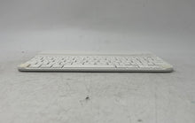 Load image into Gallery viewer, Logitech White Ultrathin Clip On Automatic Sleep Keyboard Cover For iPad Mini
