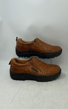 Load image into Gallery viewer, Roper Mens Performance Brown Leather Low Top Round Toe Slip-On Shoes Size 11
