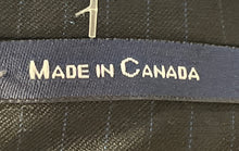 Load image into Gallery viewer, Lauren Ralph Lauren Mens Black Striped Two-Button Blazer Jacket Size 50L
