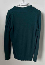 Load image into Gallery viewer, Banana Republic Womens Dark Teal Long Sleeve V-Neck Pullover Sweater Size L
