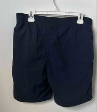 Load image into Gallery viewer, Lacoste Mens Blue Flat Front Elastic Waist Drawstring Swim Trunk Shorts Size 3
