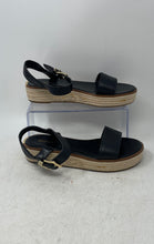 Load image into Gallery viewer, Michael Kors Womens Black Open Toe Espadrille Sandals Size 8M
