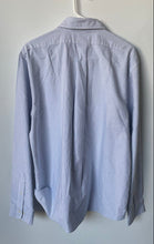 Load image into Gallery viewer, Brooks Brothers Mens White Blue Striped Print Button-Up Shirt Size L With Tag

