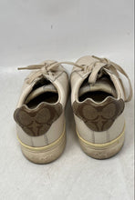Load image into Gallery viewer, Coach Womens G4966 Beige Low Top Lace-Up Sneaker Shoes Size 7.5B
