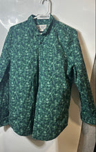 Load image into Gallery viewer, Original Penguin Mens Green Collared Long Sleeve Button-Up Shirt Size Medium
