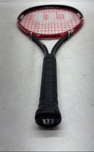 Load image into Gallery viewer, Wilson Fusion XL Red And Black V-Matrix Oversized Recreational Tennis Racket
