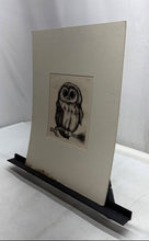 Load image into Gallery viewer, Black White Woodsy Owl Farmhouse Wall Hanging Home Decor Art Painting
