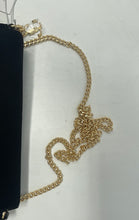 Load image into Gallery viewer, Jimmy Choo Parfums Womens Black Glitter Chain Strap Clutch Crossbody Purse
