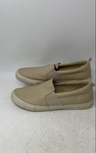 Load image into Gallery viewer, Banana Republic Mens Beige Leather Round Toe Slip-On Sneaker Shoes Size 10.5
