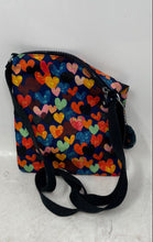 Load image into Gallery viewer, Kipling Womens Multicolor Heart Print Adjustable Strap Zipper Crossbody Bag
