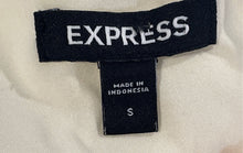Load image into Gallery viewer, Express Womens White Sleeveless Wide Strap V-Neck Lined Tank Top Size Small
