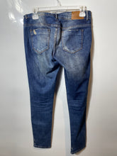 Load image into Gallery viewer, Zara Womens Blue Medium Wash Pockets Denim Skinny Leg Jeans Size 04
