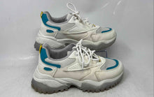 Load image into Gallery viewer, Koaj Womens Suela White Blue Lace-Up Low Top Running Shoes Size EUR 38
