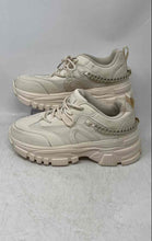 Load image into Gallery viewer, Berness Womens Paolao Beige Lace-Up Low Top Sneaker Shoes Size 10
