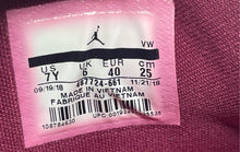 Load image into Gallery viewer, Authentic Nike Girls Air Jordan 4 487724-661 Purple Lace-Up Sneakers Shoes Sz 7Y
