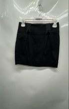 Load image into Gallery viewer, Armani Exchange Womens Black Back Zip Short Mini Skirt Size 4
