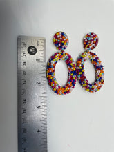 Load image into Gallery viewer, Huichol Style Women's Multicolored Bracelets-Earrings (11 Pcs)
